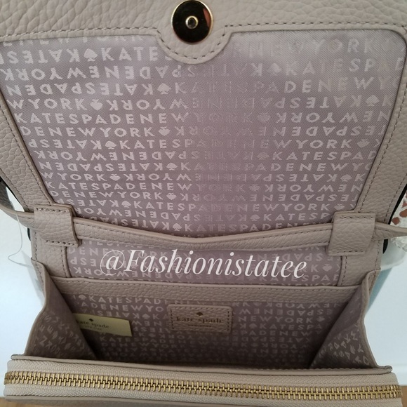 NWT KATE SPADE AVIE CHESTER STREET ALMOND BAG - Picture 5 of 8